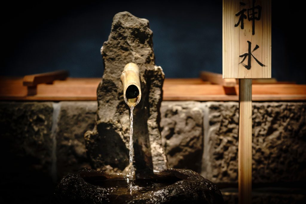 神社の敷地にあった井戸
