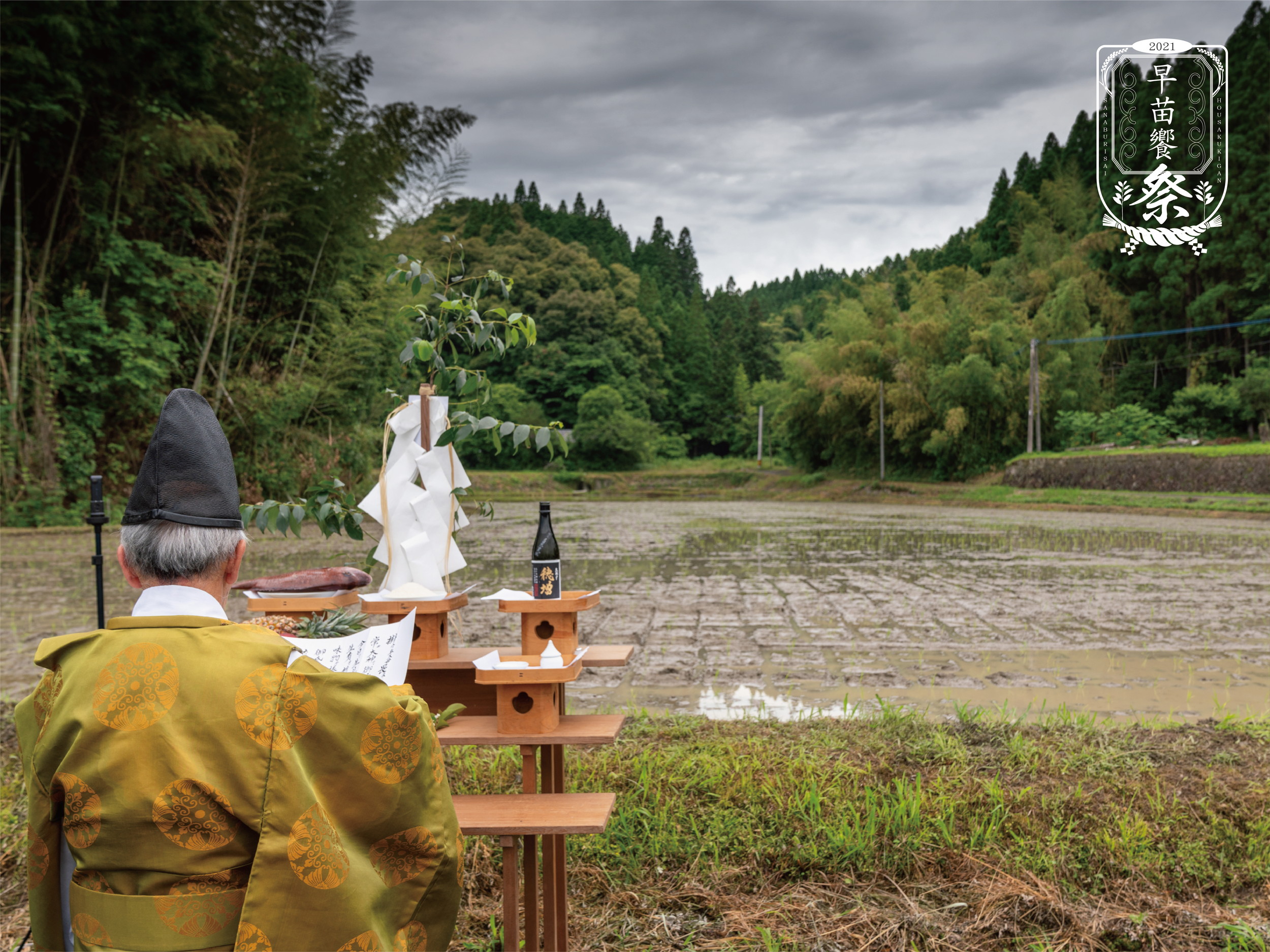 農耕儀礼「早苗饗祭」/手植えを行いました